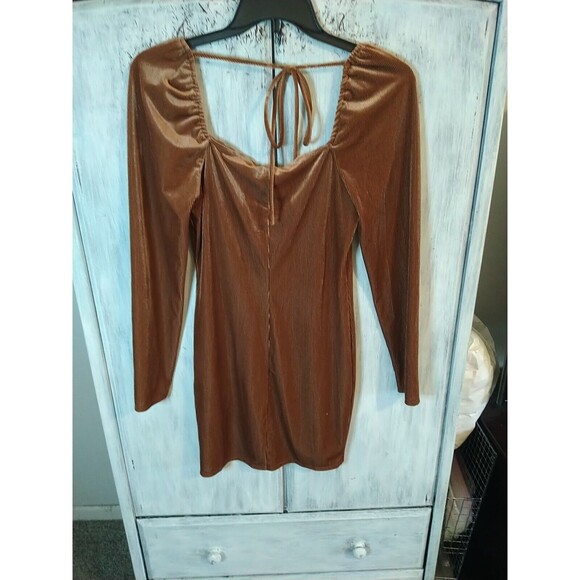 Forever 21 Puff Sleeve Sweetheart Neck Mini Dress Md Y2K Nwt Feminine - Picture 5 of 9